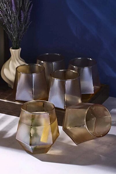 Perotti HANEY AMBER 320 ML CAM SU BARDAĞI 6 LI TKEBT AMBER