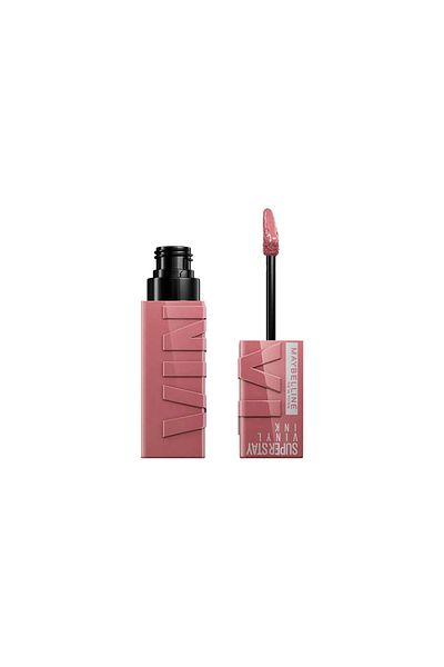 Maybelline New York Ruj lichid lucios cu rezistenta de pana la 16h, Superstay Vinyl Ink, 110 awestruck, 4.2 ml