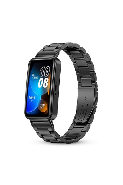 O Ozone Huawei Band 8 | Huawei Band 9 | Stainless Steel Straps | Black