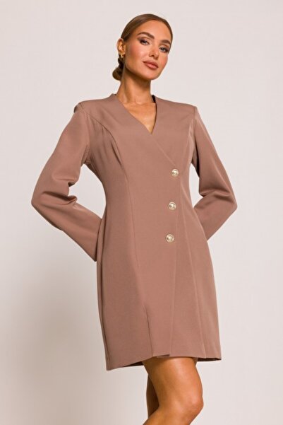 Made of Emotion Blazer dress with gold buttons