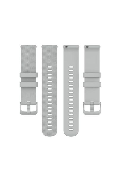 SKYDDAR INNOVATION Curea din silicon pentru Samsung Galaxy Watch 4/5/Active 2, Huawei Watch GT 3 /GT 3 Pro, W006 - Gri