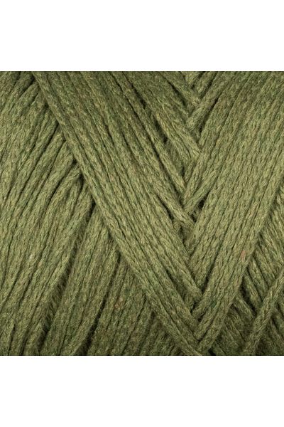 Kürkçü Han Premium Macrame Σχοινί 3mm 200gr 120m, 85% Αναγεννημένο Βαμβακερό Σχοινί Πλεξίματος - Πράσινο