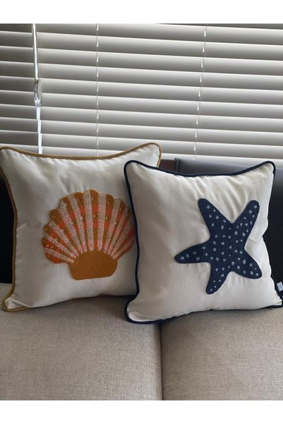 LUFA HOME Marin Throw Pillow Cover Single (45*45)