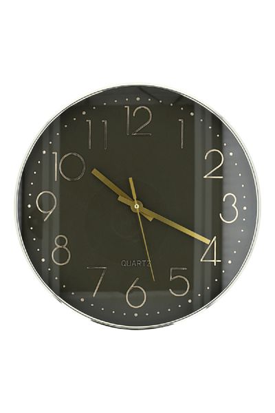 Atmosphera Laure Elegant and Modern Design 3D Wall Clock Burgundy 30cm