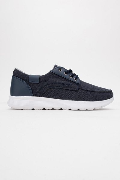 CCWAY AYAKKABI Men's Denim Shoes Blue White