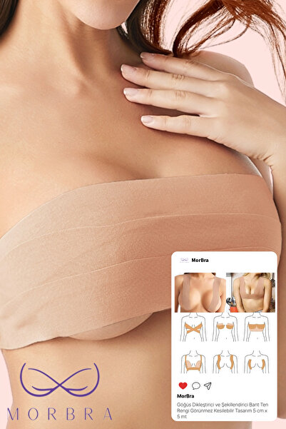 Morbra Sticky İnvisible Underwear Solutions Göğüs (meme) Bandı, Meme Dikleşti...