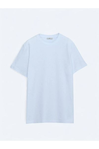 Kip White Crew Neck 100% Cotton T-Shirt