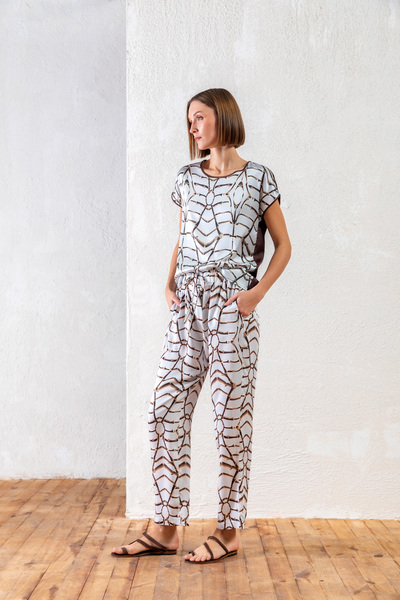 KASHA 25Y3P063 PANTALONI SATINATI