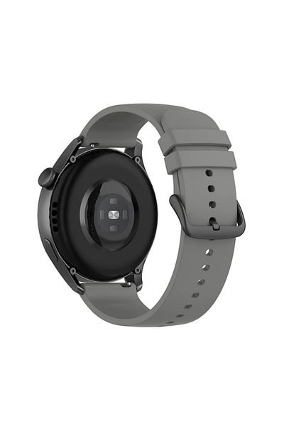 SKYDDAR INNOVATION Curea din silicon pentru Samsung Galaxy Watch 4/5/Active 2, Huawei Watch GT 3 /GT 3 Pro, W001 - Gri