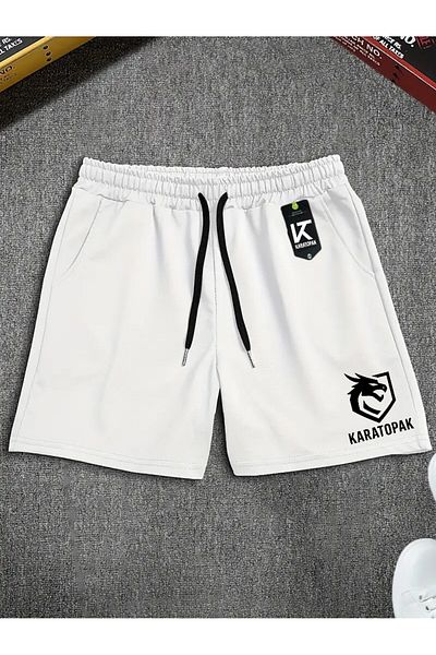 Karatopak Printed Unisex Summer Comfortable Basic Shorts