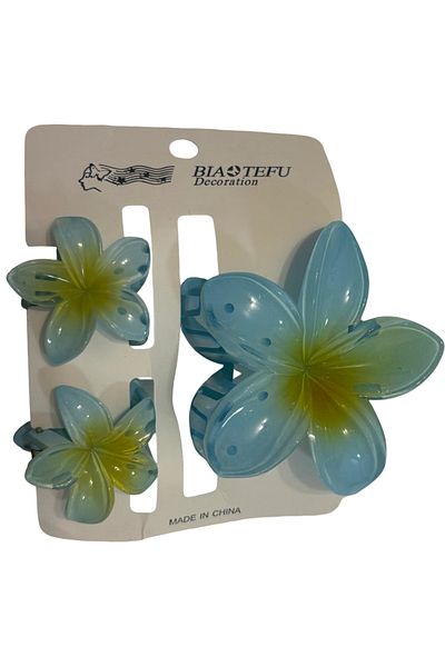 OEM Set 3 Clame de Par, Forma Floare