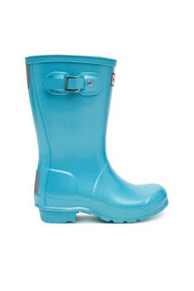 Hunter Ghete Wellington albastre pentru fete HUNTER-JFT6040NEB POOL BLUE