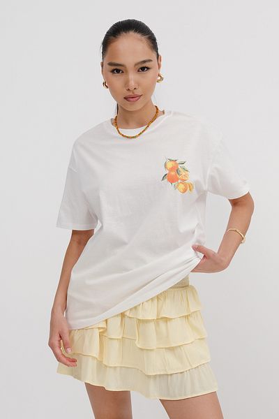 Addax Front and Back Printed T-Shirt P10475
