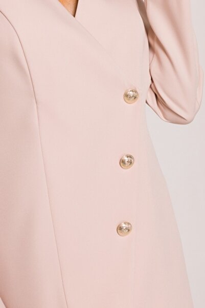 Made of Emotion Rochie blazer cu nasturi aurii