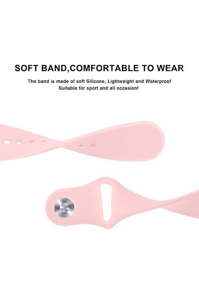 O Ozone 22mm Silicone Bands | Samsung Galaxy Watch 3 45mm/Galaxy Watch 46mm/Gear S3 Frontier/Classic | Pink