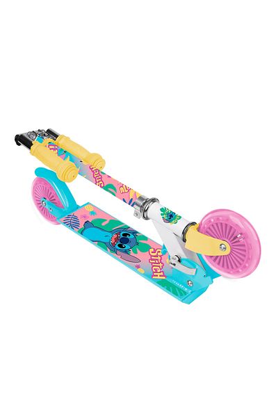 Seven Trotinetă pliabilă Stitch cu 2 roți, Disney Junior, 6+, multicoloră, pentru copii