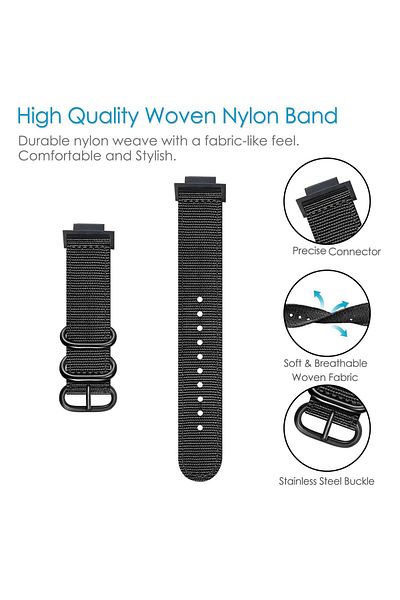 O Ozone Woven Nylon Strap For Xiaomi Smart Band 8 Pro - Green