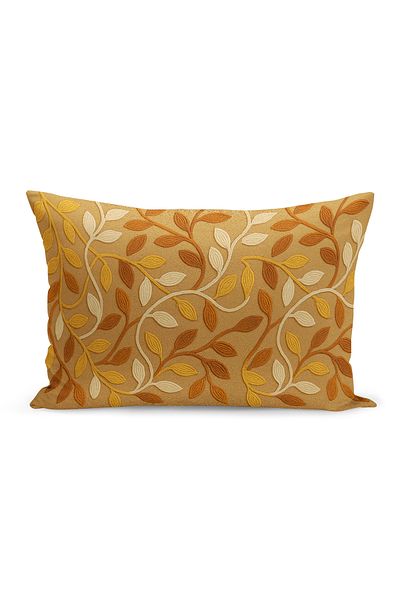 Bertille Home Husă de pernă imprimată digitală pe două părți (aspect de model de broderie Punch/Punch)