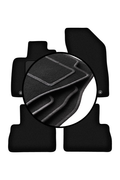 shumee Set complet de covorașe velur pentru: crossover MG ZS EV LF (2019-)