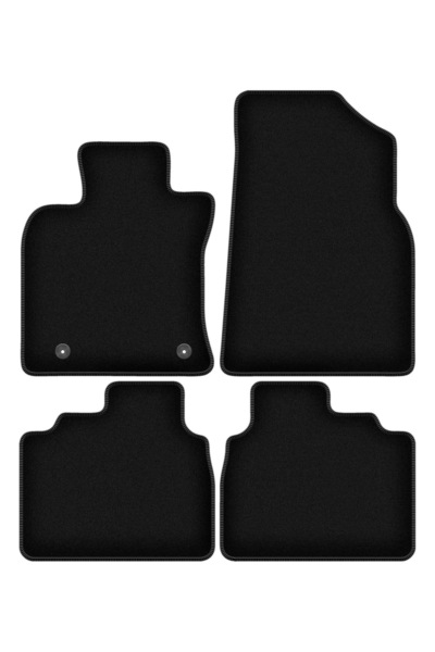 shumee Covorașe BASIC negre din velur pentru: Lexus ES VII sedan (2017-)