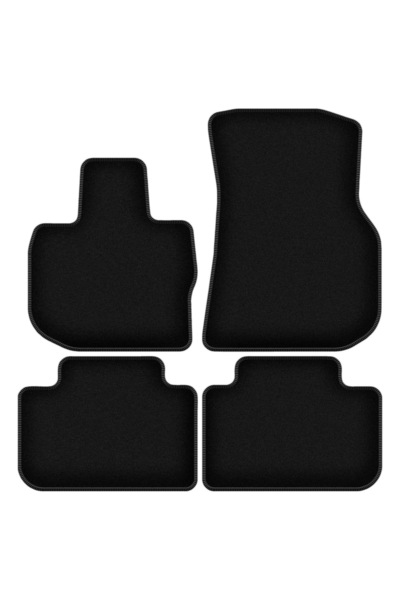 shumee Covorașe BASIC negre din velur pentru: BMW X3 G01 SUV (2017-)