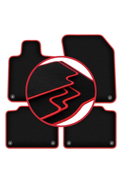 shumee Covorașe auto CARLUX-RED pentru: Volvo S90 II sedan (2016-)