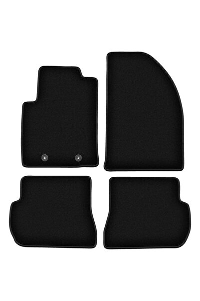 shumee Covorașe BASIC negre din velur pentru: Ford Fiesta MK6 hatchback (2002...