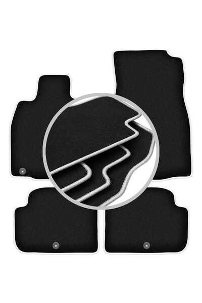 shumee Covorașe auto CARLUX-SILVER pentru: Kia Stinger 2WD liftback (2017-)