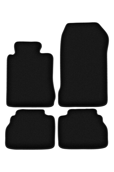 shumee Covorașe BASIC negre din velur pentru: Mercedes E W210 sedan, break (1...