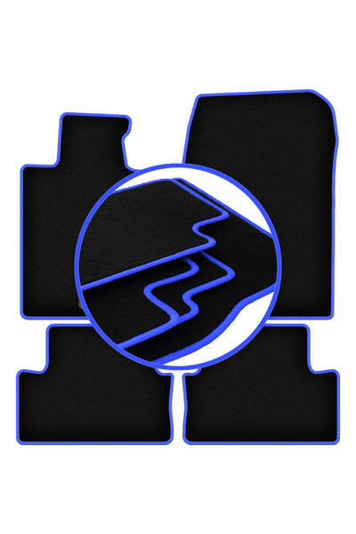 shumee Covorașe auto CARLUX-BLUE pentru: Honda Accord VIII sedan, break, tour...