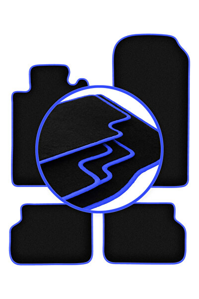 shumee Covorașe auto CARLUX-BLUE pentru: Mercedes CL W140 coupe (1991-1998)