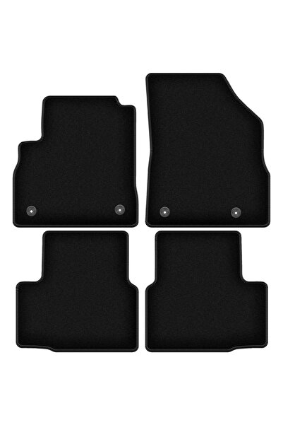 shumee Covorașe BASIC negre din velur pentru: Opel Astra K sedan, hatchback, ...