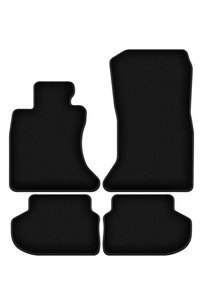 shumee Covorașe BASIC negre din velur pentru: BMW 5 F11 FL xDrive break, tour...