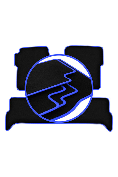 shumee Covorașe auto CARLUX-BLUE pentru: Land Rover Discovery II off-road (19...