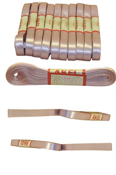 Larenya 1 cm Wide Ribbon |   10 Meters |   Powder Suitable for Handicrafts, Ornament, Hobby and Packaging