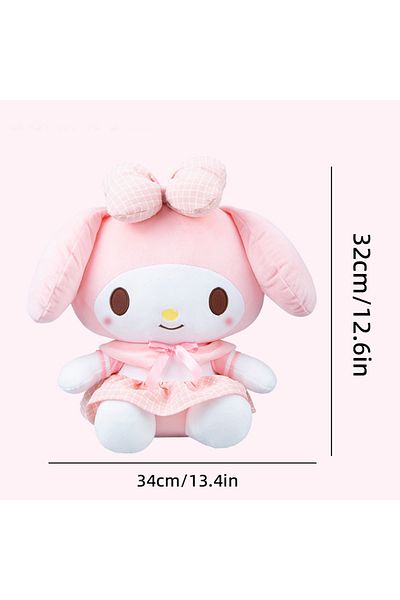 Choice Other 32cm Melody Sanrio Hello Kitty Kuromi Melody Cinnamoroll Set Series Plush Toy Cartoon & Cute C