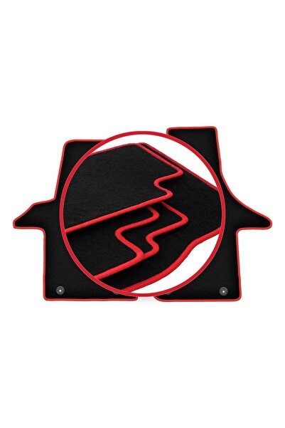 shumee Covorașe auto CARLUX-RED pentru: Volkswagen Transporter T5 Multivan du...