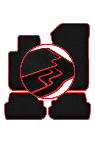 shumee Covorașe auto CARLUX-RED pentru: BMW 1 E88 cabrio (2008-2014)