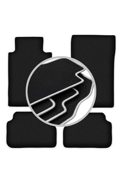 shumee Covorașe auto CARLUX-SILVER pentru: Mercedes E W124 coupe (1984-1997)