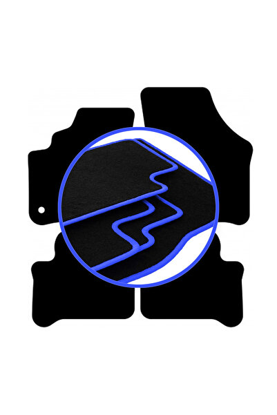 shumee Covorașe auto CARLUX-BLUE pentru: Volkswagen e-Up! hatchback (2019-)