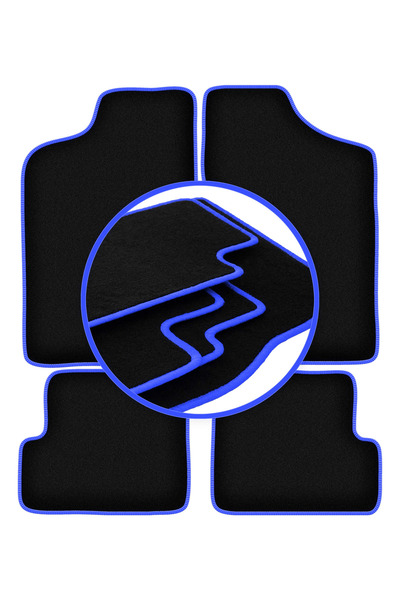 shumee Covorașe auto CARLUX-BLUE pentru: Fiat Cinquecento hatchback (1991-1998)