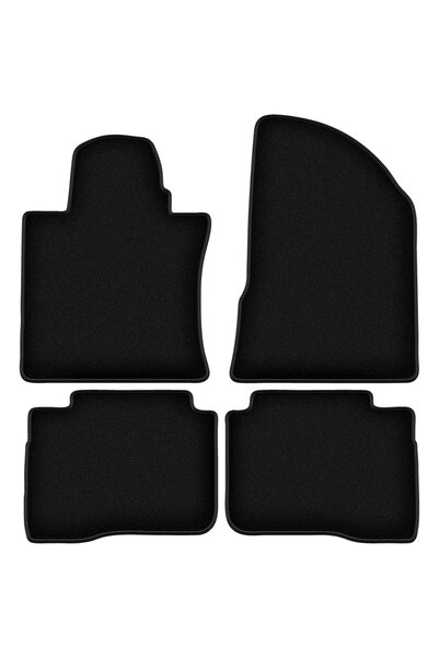 shumee Covorașe BASIC negre din velur pentru: SsangYong Korrando IV SUV (2019-)