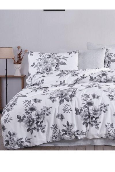 VİLERA HOME Cotton Patterned Single Person Bed Sheet Set Pi̇ke