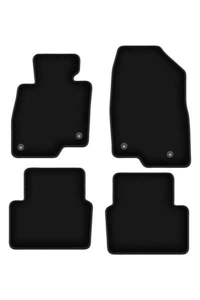 shumee Covorașe BASIC negre din velur pentru: Mazda 3 III (BM) hatchback, sed...
