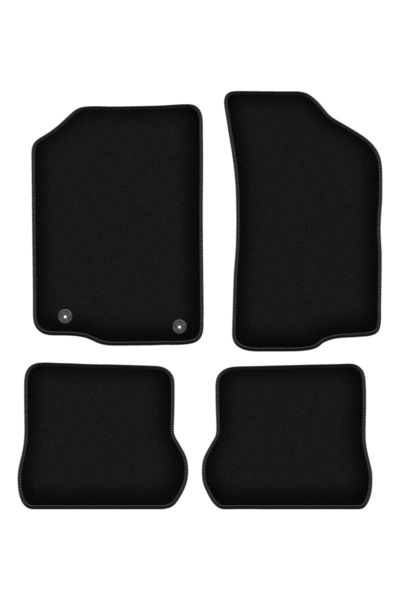 shumee Covorașe BASIC negre din velur pentru: Volkswagen Scirocco II coupe (1...