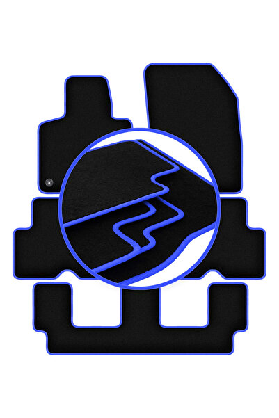 shumee Covorașe auto CARLUX-ALBASTRU pentru: Citroen C4 Grand Spacetourer 7 l...