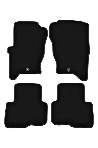 shumee Covorașe BASIC negre din velur pentru: Land Rover Discovery III SUV (2...