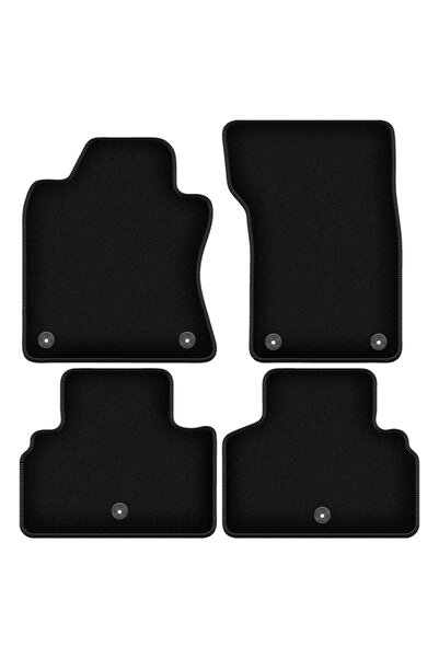 shumee Covorașe BASIC negre din velur pentru: Infiniti Q50 sedan (2013-)