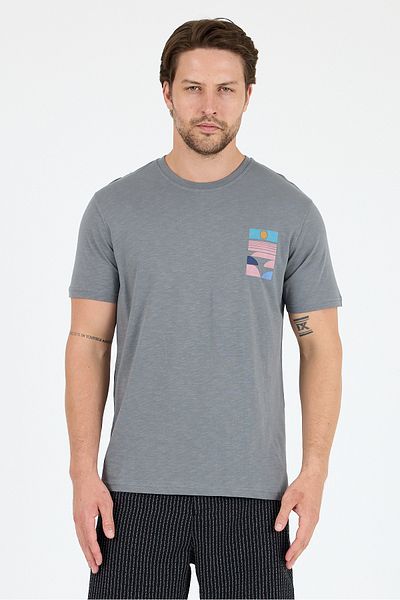 Rodi Men's 100% Cotton Crew Neck Short Sleeve Printed T-Shirt Comfortable and Stylish Casual T-Shirt 0005