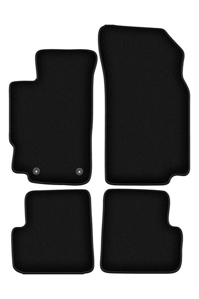 shumee Covorașe BASIC negre din velur pentru: Peugeot 406 sedan, break, break...